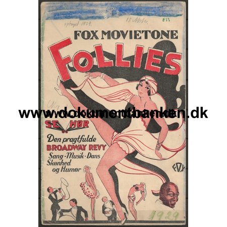 FOX Movietone Follies program 1929