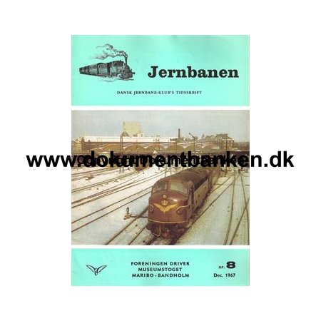 Jernbanen, Dansk Jernbane-Klubs Tidsskrift Nr 8 Dec. 1967