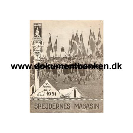 Spejdernes Magasin Nr 7 september 1951, Grenaa lejren