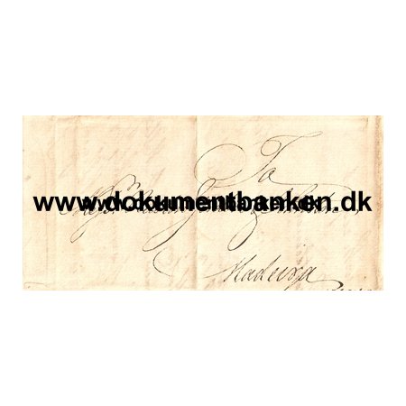 Letter England to Madeira regarding Wine. London 22 january 1782