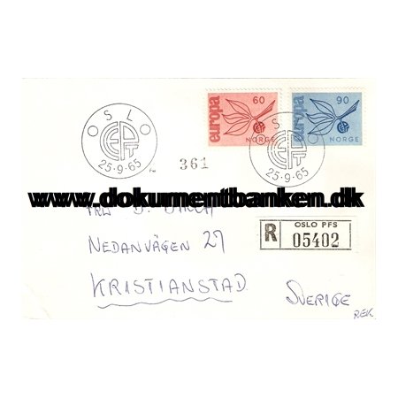 Europa. 1965. Norge FDC. 