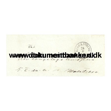 Tjenestebrev, Ringkjbing til Holstebro, 1856