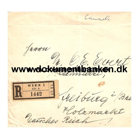 strig, R Inflations Kuvert, til Holzmarkt, Tyskland, 1923