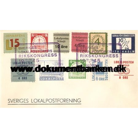 Lokalposten, Rikskongress, Sverige, 1945