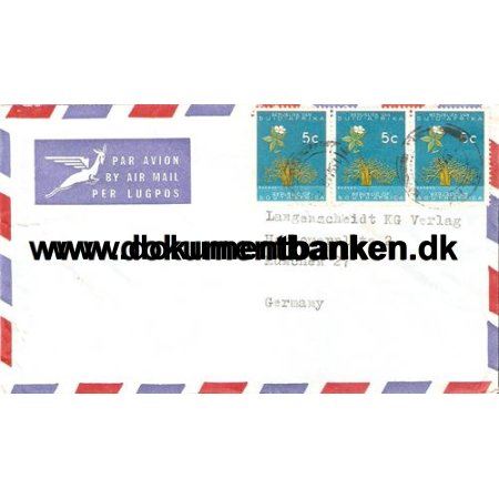 South Africa. Air Mail kuvert
