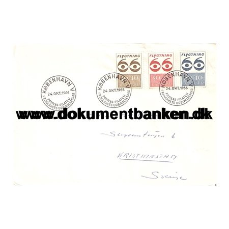 FDC 1966. Danmark