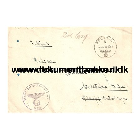 Feldpost 39890, 1 december 1941