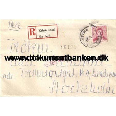 R-Kuvert, Sverige, 60 re, Carl Wilhelm Scheele