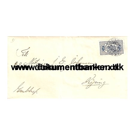 Tjenestebrev med indhold, Dokument, Sverige, 1901