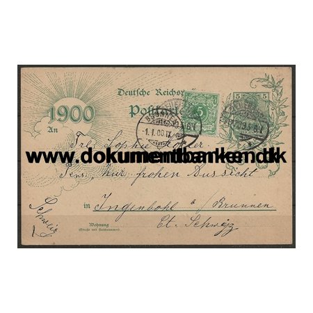 Tyske Rige Opfrankeret Helsag 01-01-1900