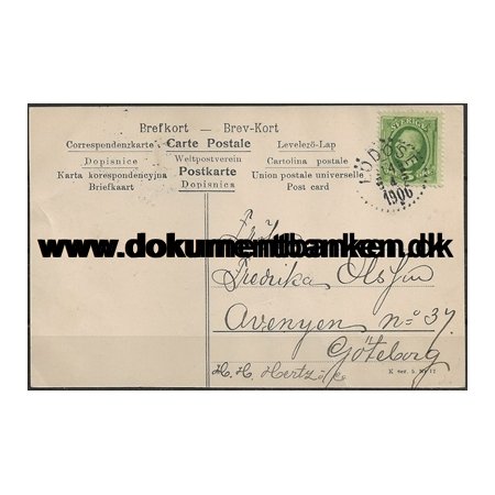 Ldse Svensk Bystempel 1906