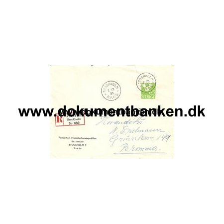 R-brev Stockholm 1951