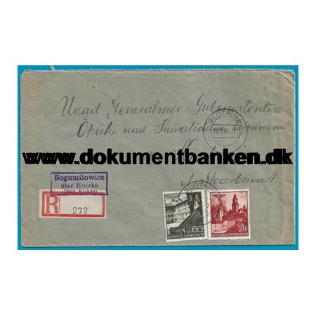 Tysk Generalgouvernement, Kuvert, 1941