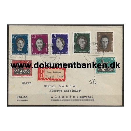 DDR Samlerkuvert Tyskland 1959