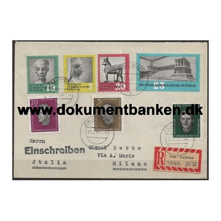 DDR Samlerkuvert Tyskland 1959