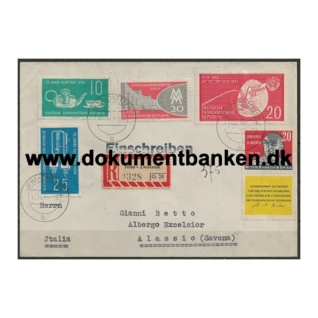 DDR Samlerkuvert Tyskland 1959