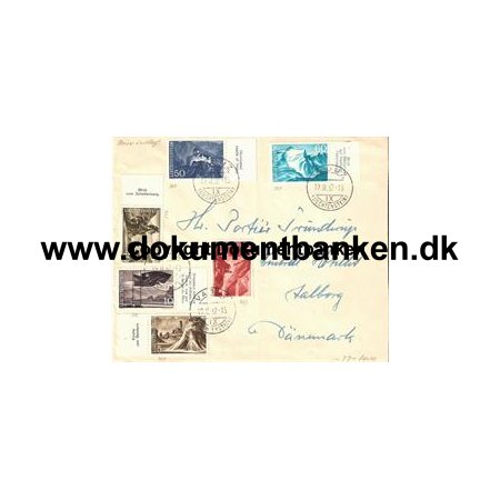 Schweiz Brev til Danmark - 19 november 1962 - Fuldt indhold.