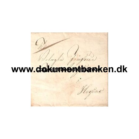 Brev til en Jomfru Thrine Jensen i Horsens - 9 marts 1822
