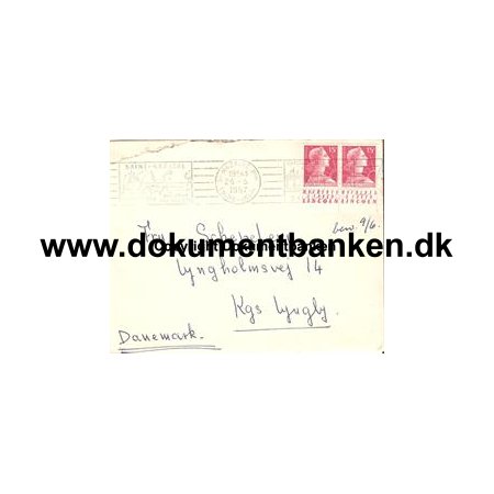 Schepelern, brev med indhold, Lyngholmsvej 14 2800 Lyngby