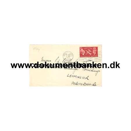 England brev 1 dags stemplet 3 maj 1951
