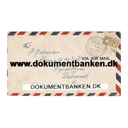Colombia. Air Mail kuvert 1948. 