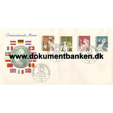 Deutsche Bundespost Berlin. 1962