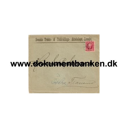 Svenska Trsko- & Trfrdlings- Aktiebolaget Ljungby, kuvert 1907