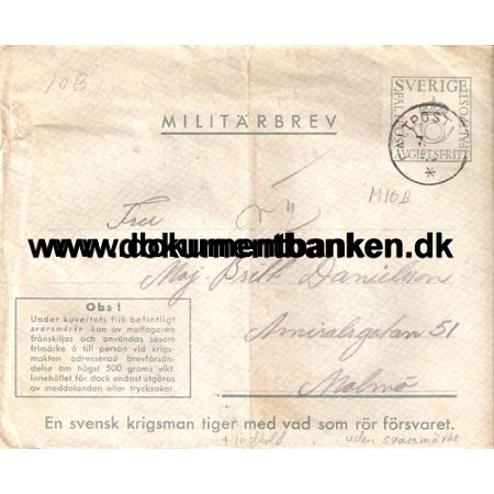 Sverige Fltpost 1943