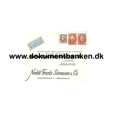 Neddi Frants Srensen & Co. Humlebkgade 5. Kbenhavn N. 1947