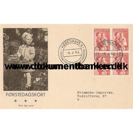 Dronning Margrethe 8 september 1943