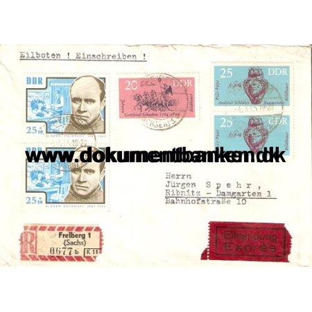 DDR. Eilboten Brief 1965
