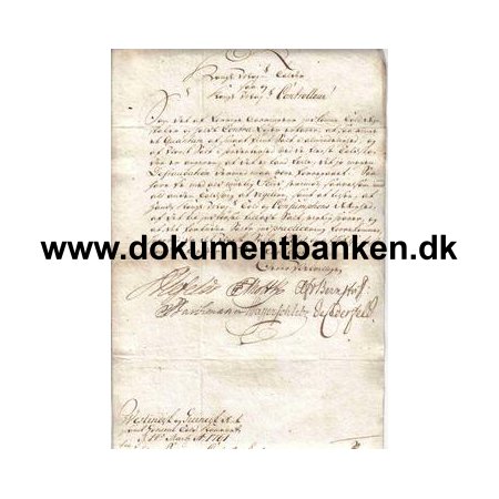 Adam Gottlob Moltke + Andreas P. Bernstorff 1761
