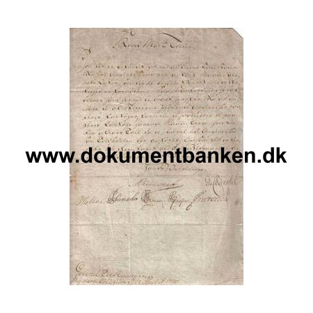 Adam Gottlob Moltke + Andreas P. Bernstorff 1770