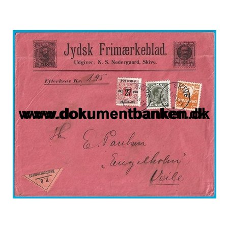 27 re Provisorie, R-Kuvert, Danmark, 1920