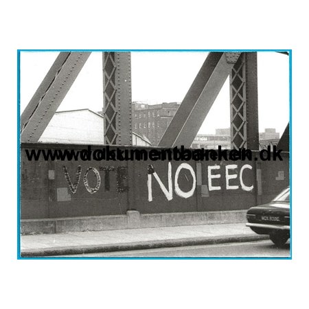 London, Vote NO to EEC, Fotografi, 17 september 1977