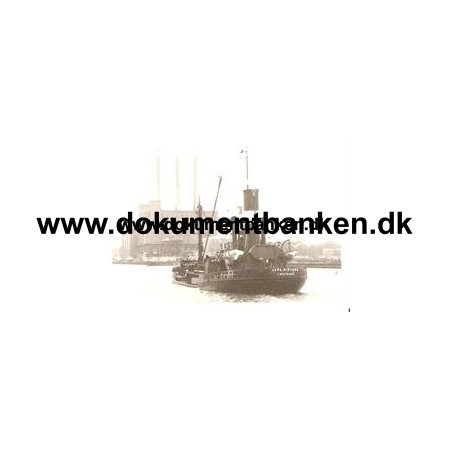 Skibet Carl Nielsen p vej ind ved Svanemllevrket i Nordhavnen 1969