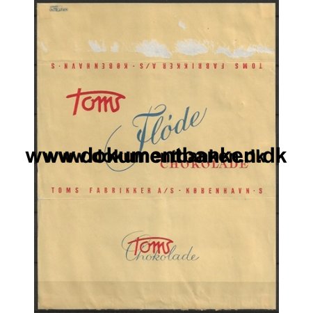 Toms Flde Chokolade Omslag 1945