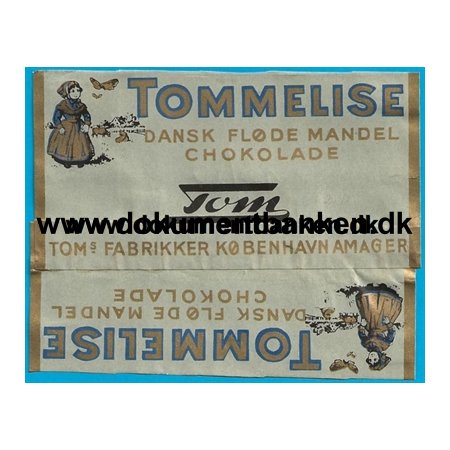 Tommelise Toms Fabrikker Chokoladeomslag