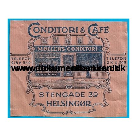 Mllers Conditori & Cafe Stengade 39 Helsingr Logo