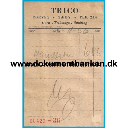 Trico Torvet Sby Regning 1956