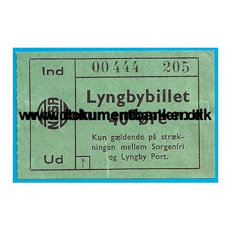 NESA Lyngbybillet 40 re 1959