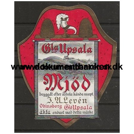 Gamla Upsala letiket Sverige 1946