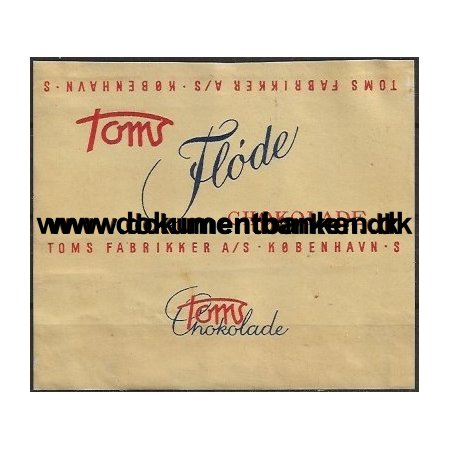 Toms Flde Chokolade Omslag 1947