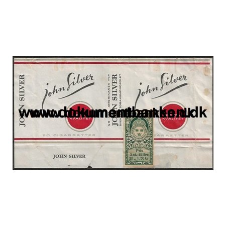 John Silver Cigaret Omslag Sverige 1947