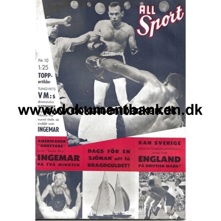 All Sports Magasin Nr 10 1959