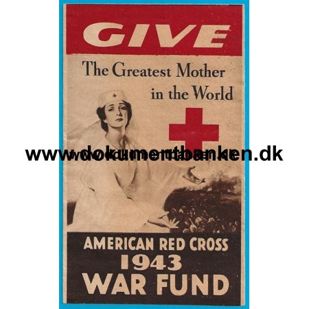 Red Cross, War Fund, Folder, 1943