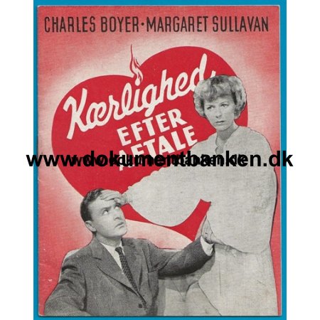 Krlighed efter aftale, Charles Boyer, Filmprogram, 1941