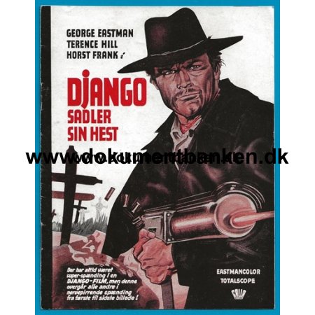 Django sadler sin Hest, Filmprogram, 1968