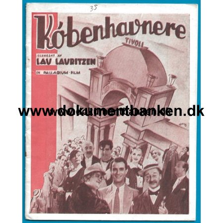 Kbenhavnere, Lau Lauritzen, Filmprogram, 1933