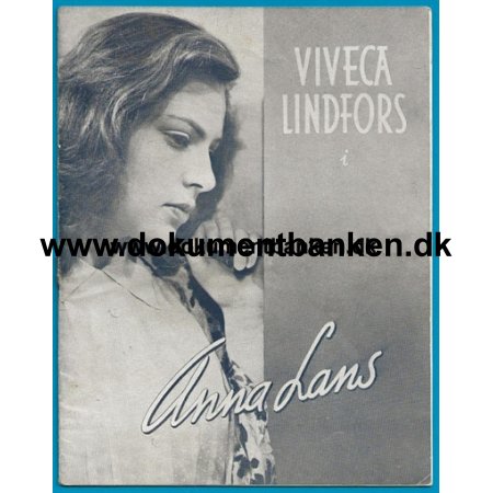 Anna Lans, Viveca Lindfors, Filmprogram, 1943